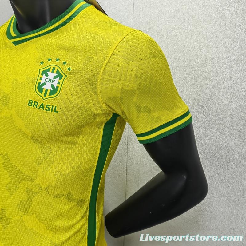 Player Version 2022 Brazil Yellow Special Jersey