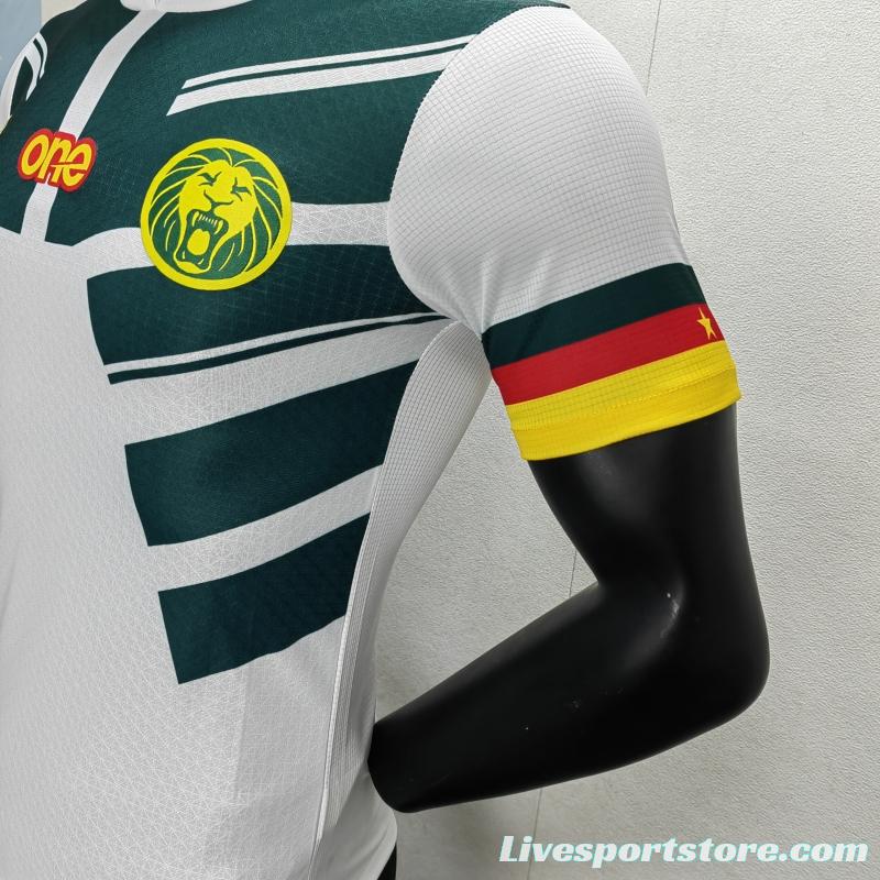 Player Version 2022 Cameroon Third White Jersey