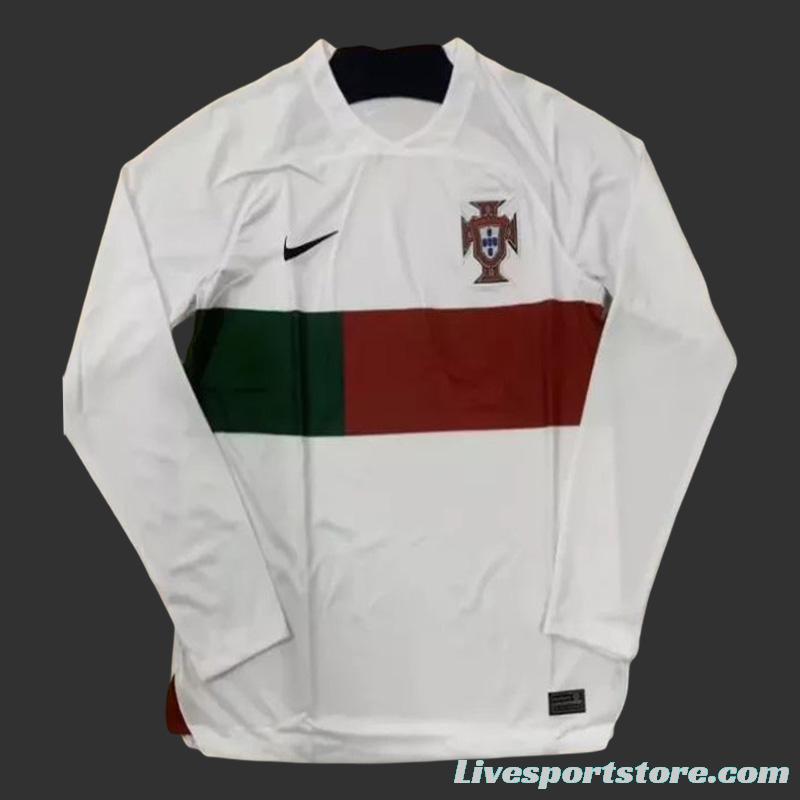 2022 Portugal Away Long Sleeve Jersey