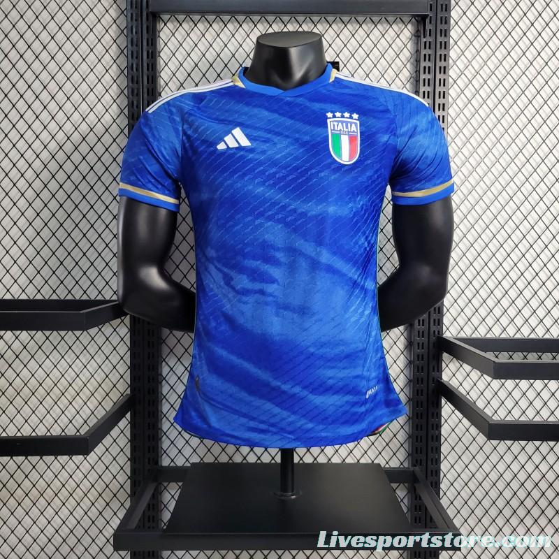 Player Version 2023 Italy Home Jersey