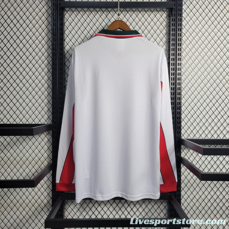 Retro Long Sleeve 1998 Morocco Away Soccer Jersey