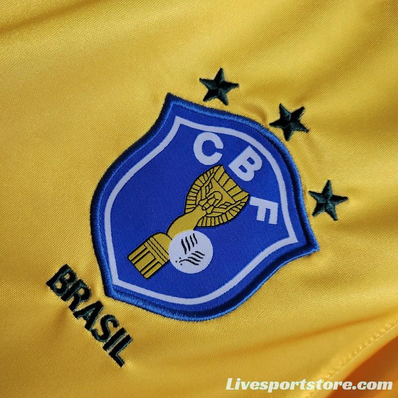 Retro 1988/1990 Brazil Home Jersey