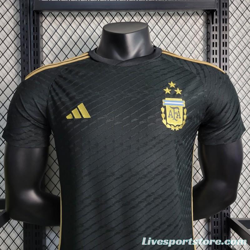 Player Version 23-24 Argentina Black Training Jersey