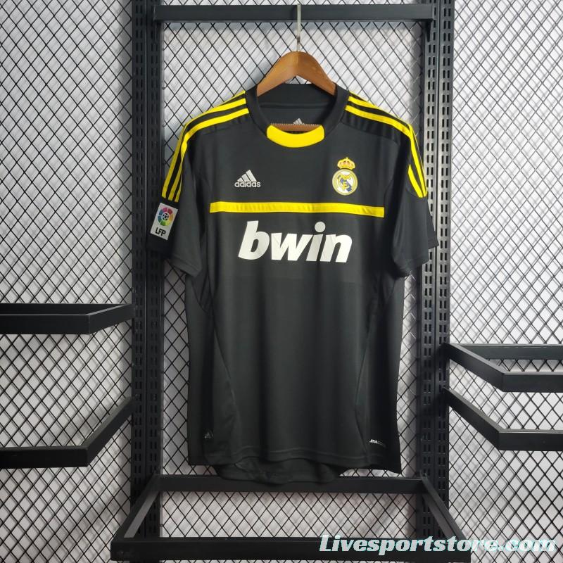 Retro 2011/12 Real Madrid Black Goalkeeper Jersey