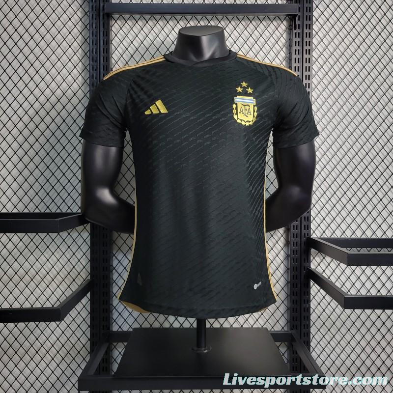 Player Version 23-24 Argentina Black Training Jersey