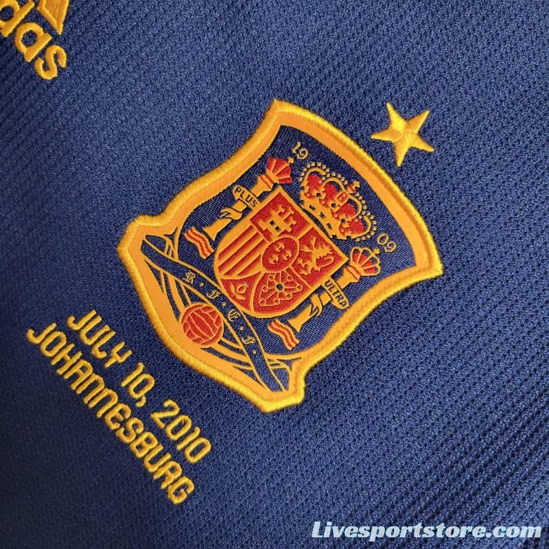 2022 Spain Blue Icon Remake 2010 Season Jersey