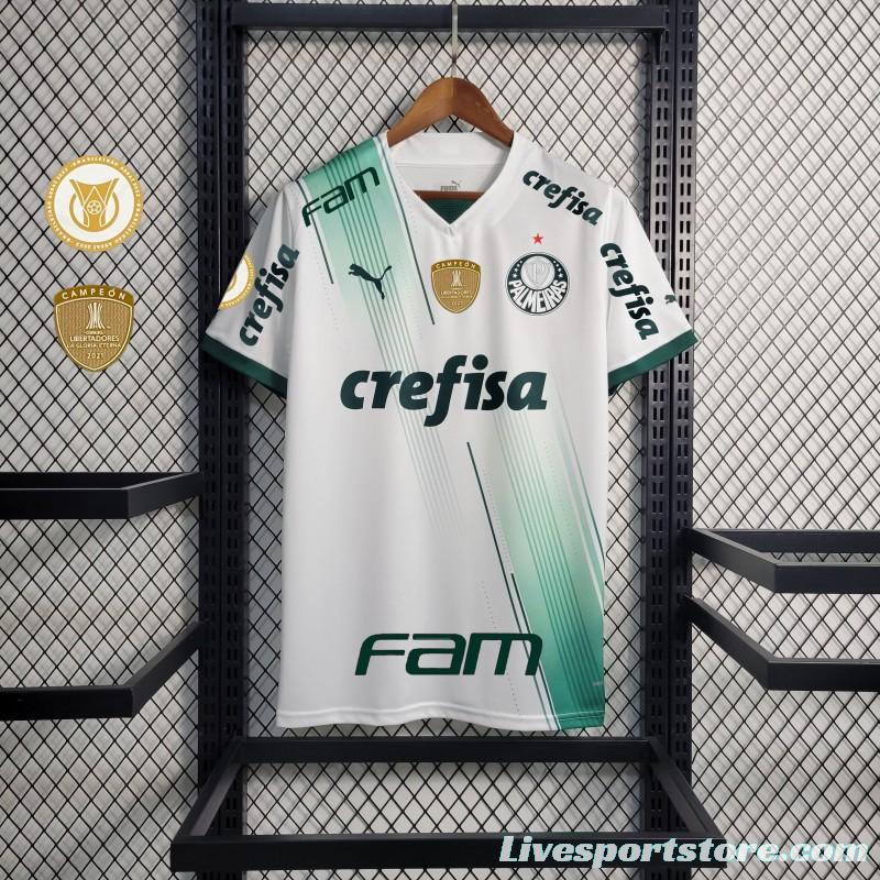 23/24 Palmeiras Away Jersey +With Full Sponsors+Patches