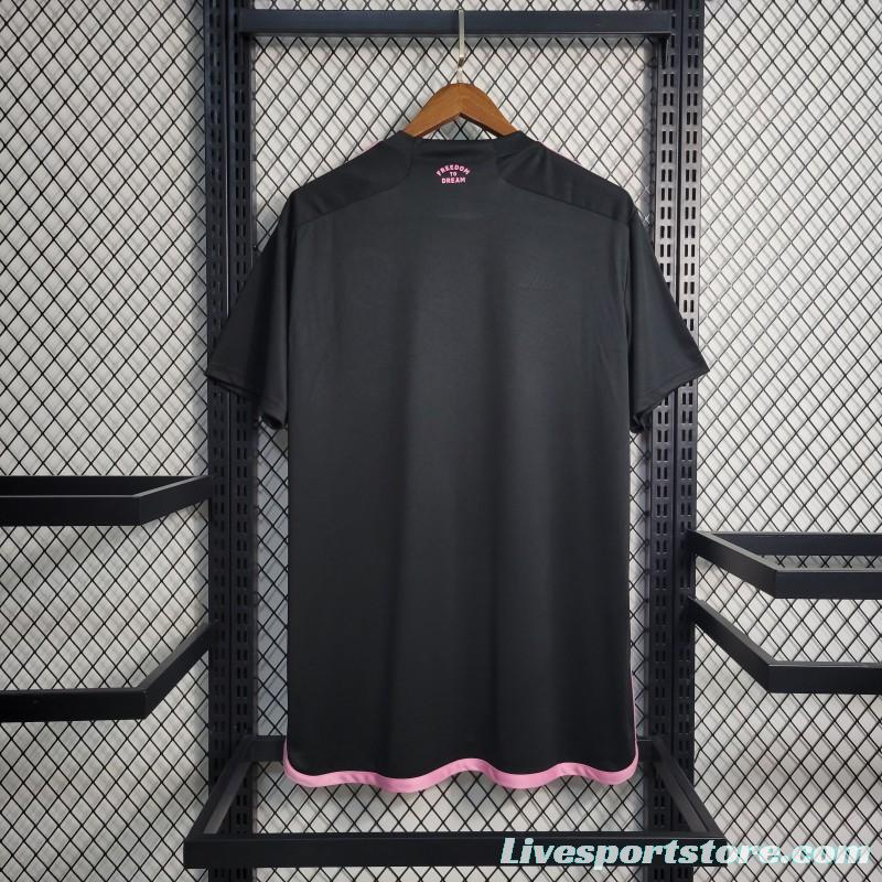 23-24 Inter Miami Away Black Jersey