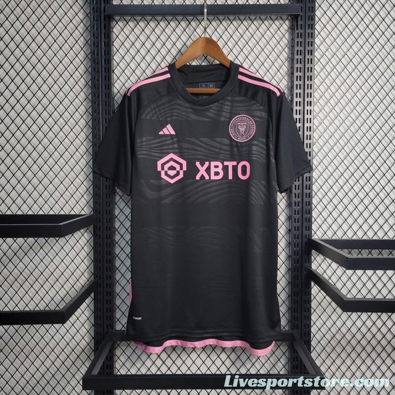 23-24 Inter Miami Away Black Jersey