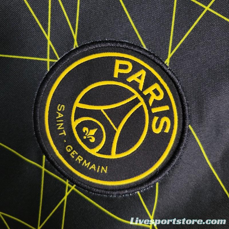 23-24 PSG  Forth Black Long Sleeve Jersey