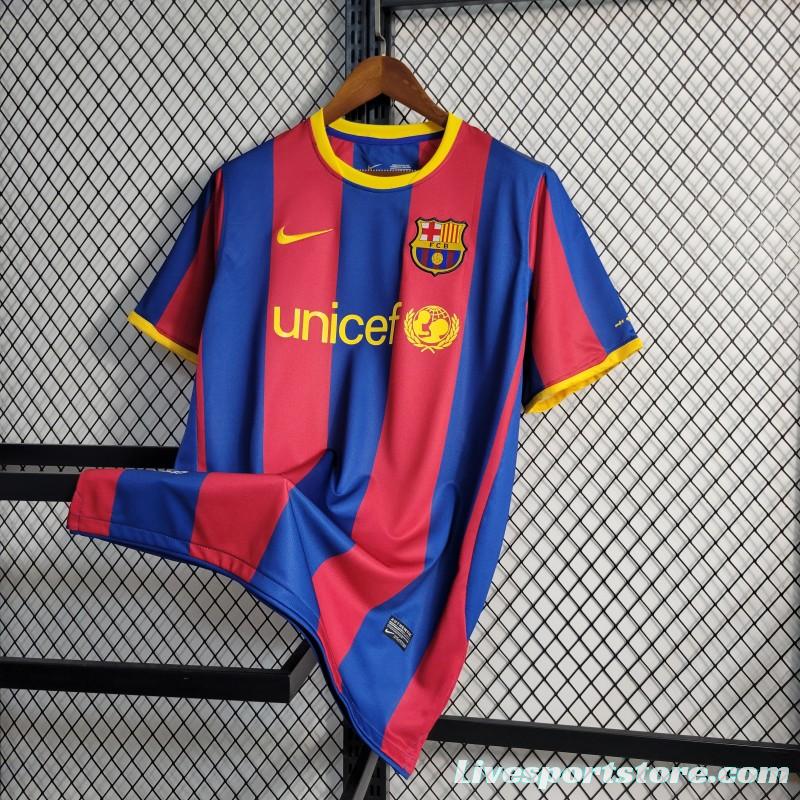 Retro 10/11 Barcelona Home Jersey