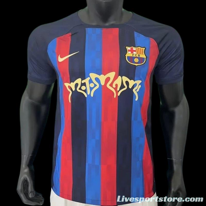 Player Version 22/23 Barcelona Rosalia Home Kit Edition Jersey