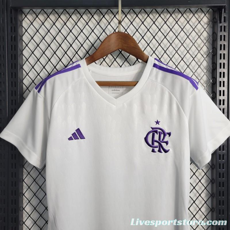 23-24 Women Flamengo Goalkeeper White Jersey