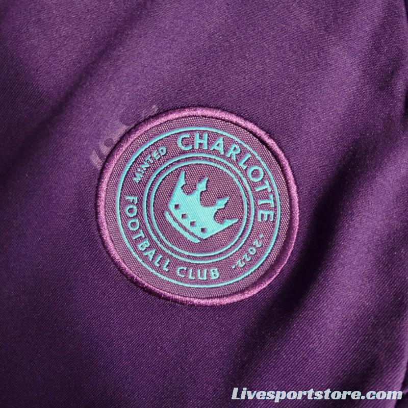 23-24 KIDS Charlotte Away Purple Jersey Size 16-28