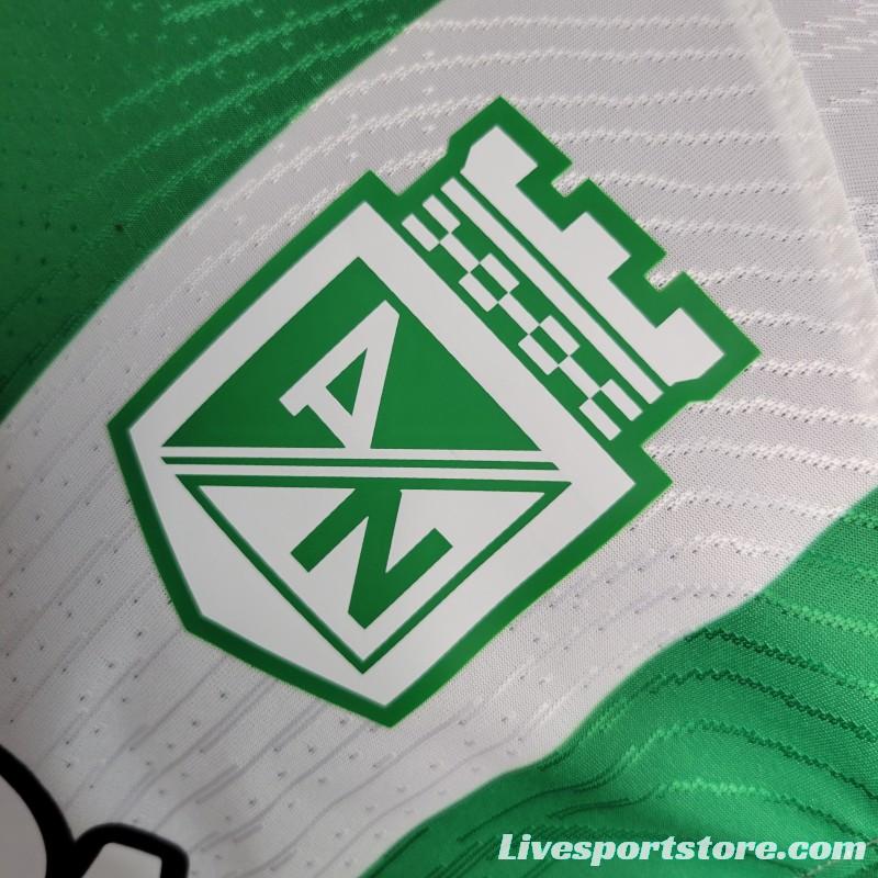 Player Version 23-24 Atlético Nacional Home Jersey