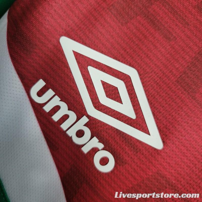 23-24 Women Fluminense Training Green Red Jersey