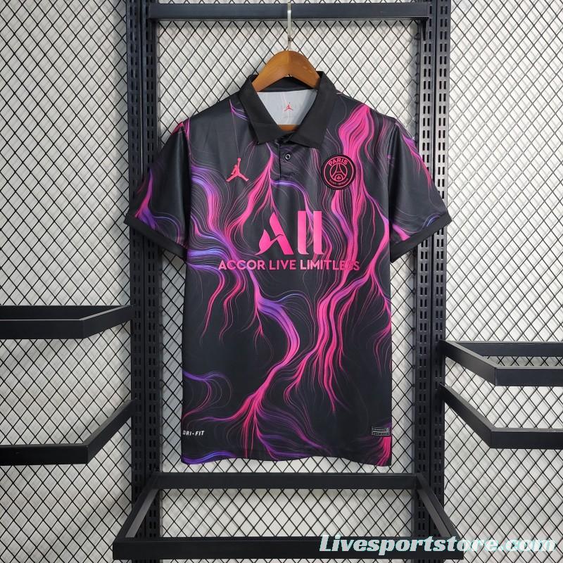 23-24 PSG Special Edition Black Purple Jersey