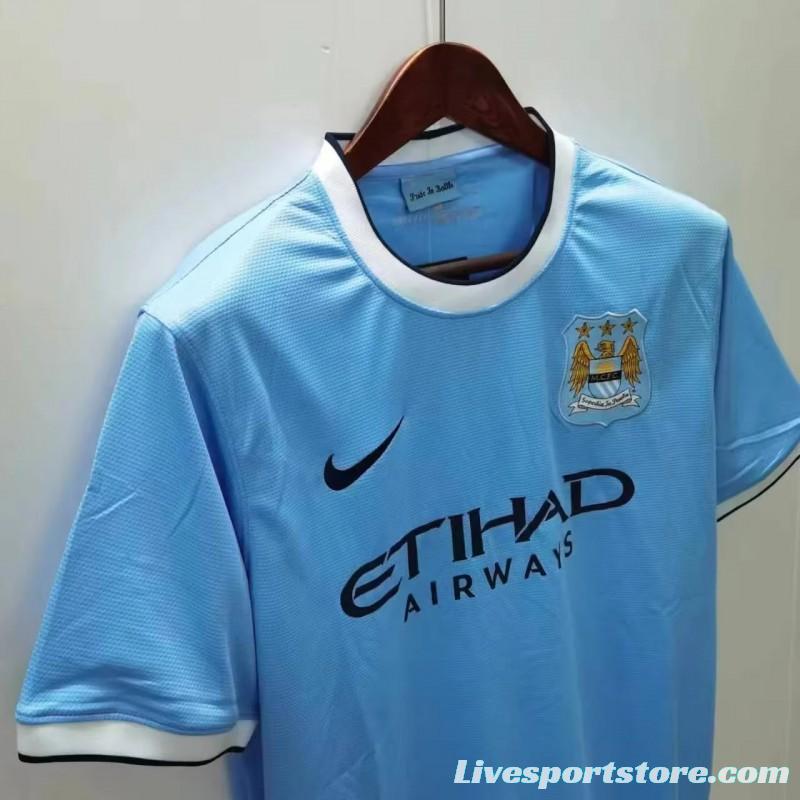 Retro 13/14 Manchester City Home Jersey