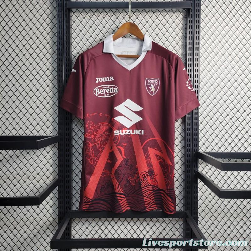 23/24 Torino Suzuki Celebrated With The Special Fujin10 Jersey