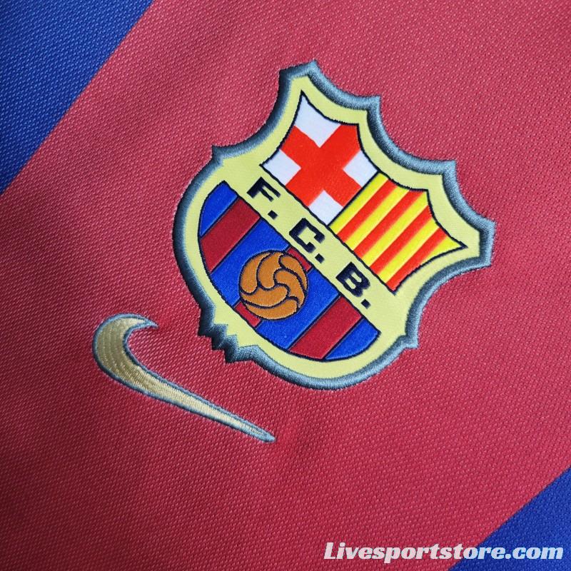 Retro 98-99 Barcelona Home Soccer Jersey