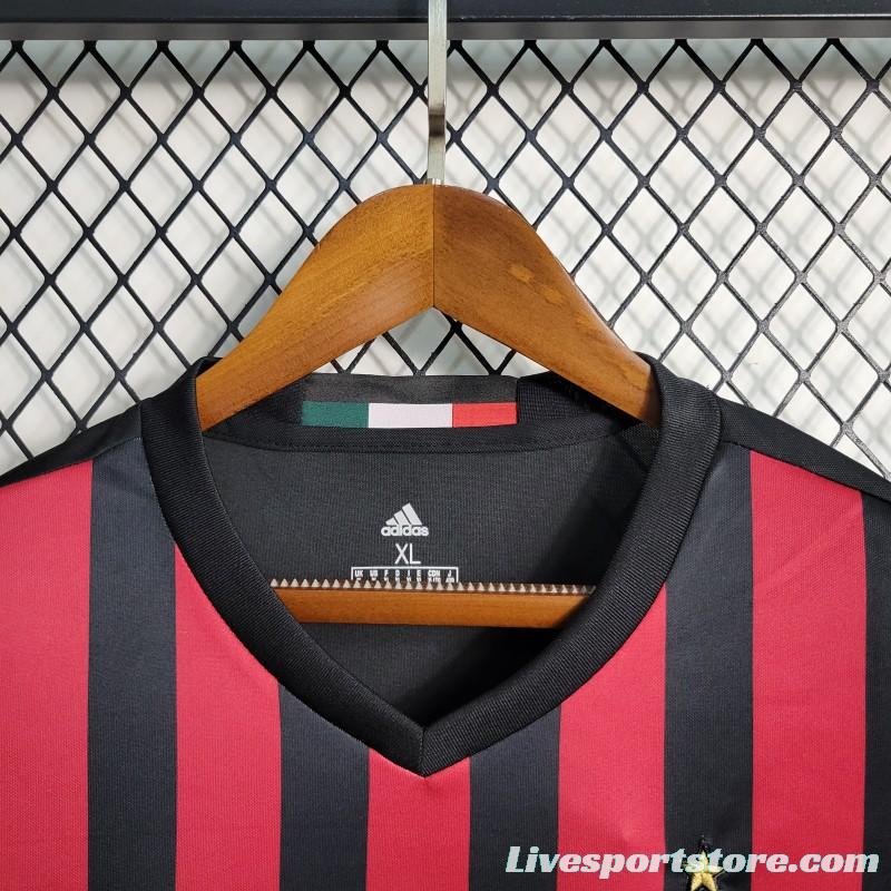 Retro 16-17 AC Milan Home Soccer Jersey