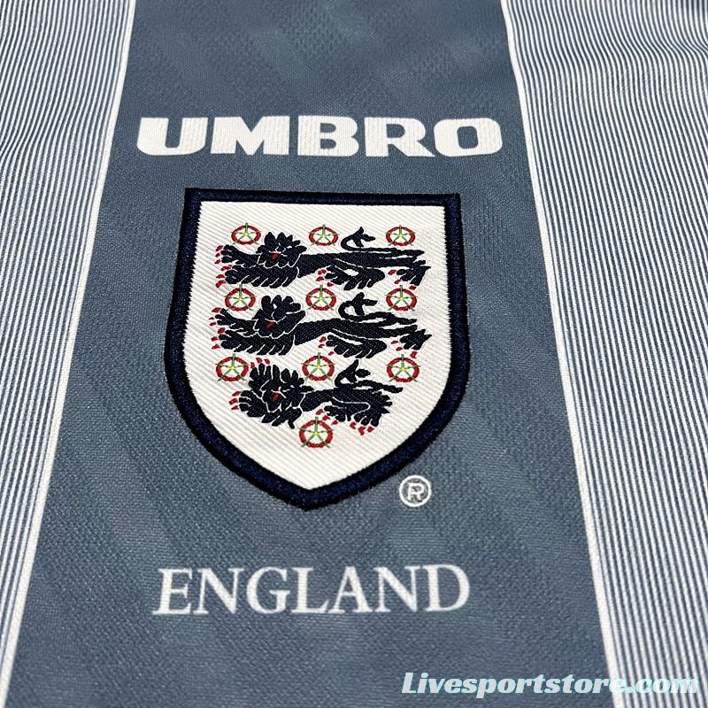 Retro 1996 England Away Soccer Jersey