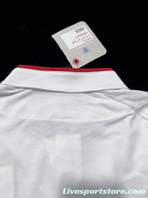 Retro 2012 England Home Soccer Jersey