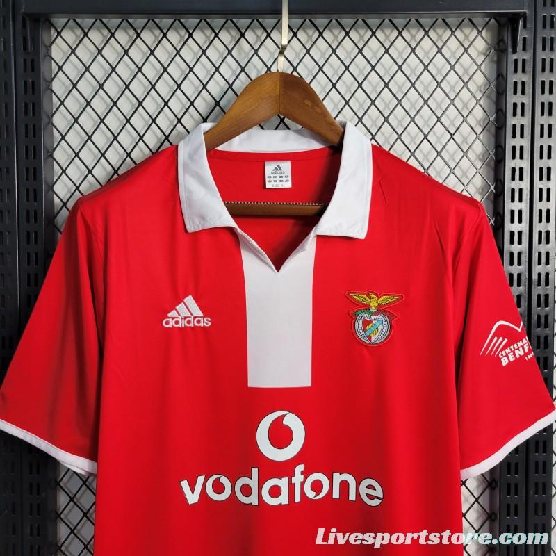 Retro 04-05 Benfica Home Jersey