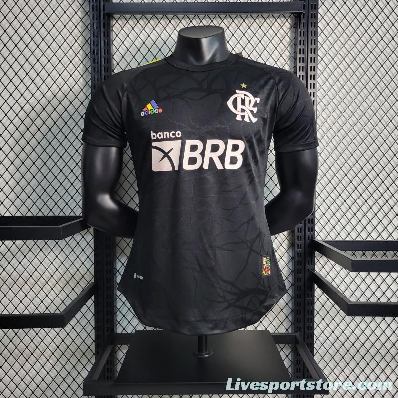 Player Version 23-24 Flamengo Black Co Branded Special Edition Jersey