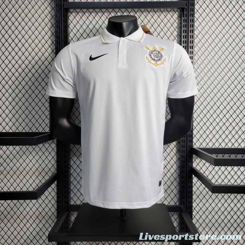 23-24 Corinthians POLO White Jersey