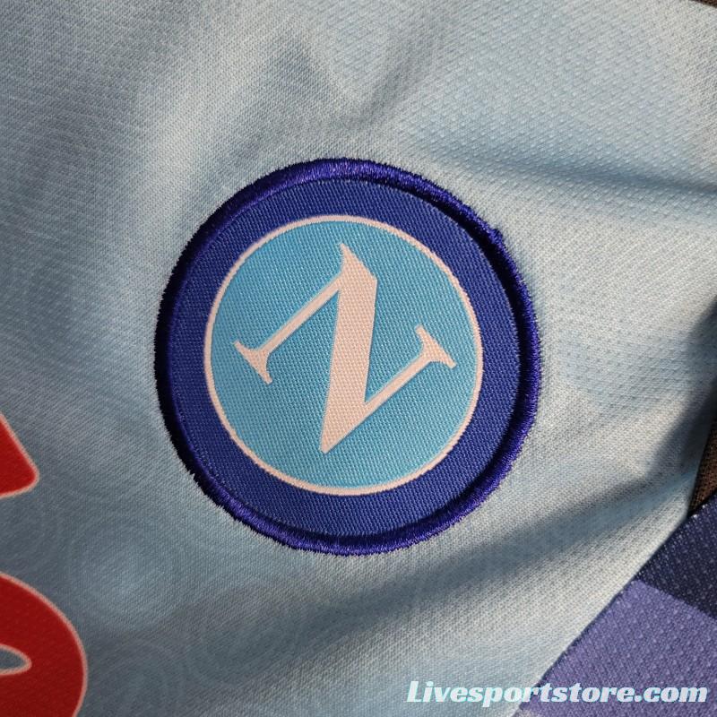 23-24 Baby Napoli Home Soccer Jersey Baby 6-18 Month