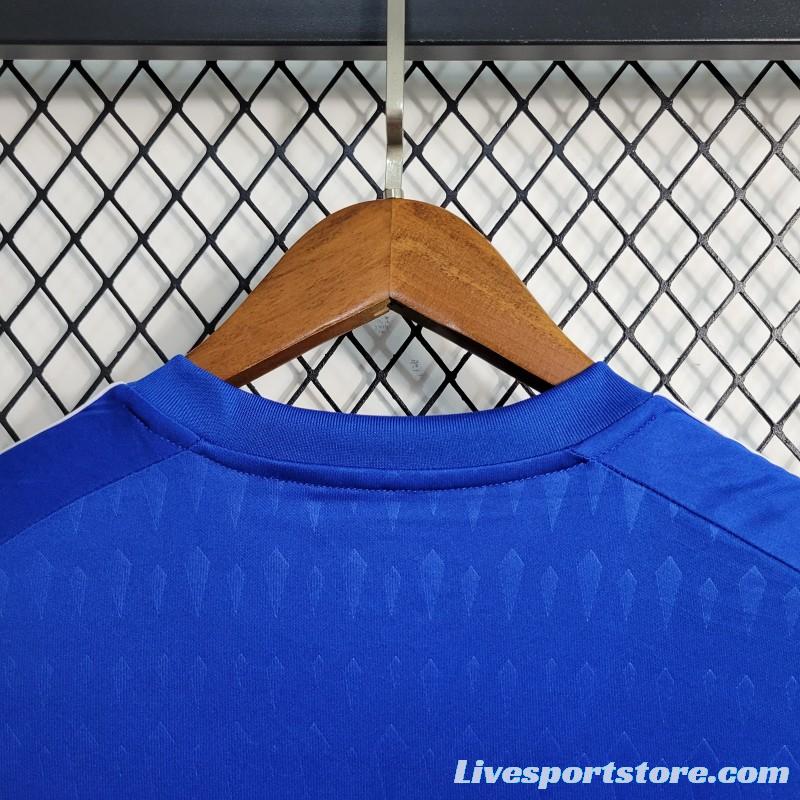 23-24 Cruzeiro Goalkeeper Blue Jersey