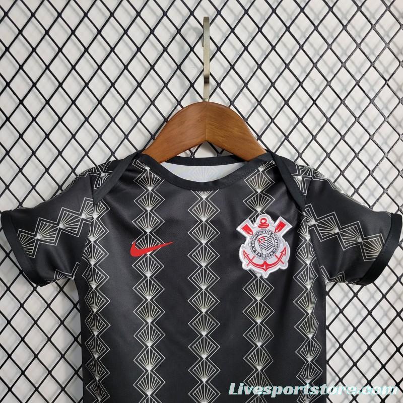 23-24 Baby Corinthians Black Jersey Size  6-18 Month