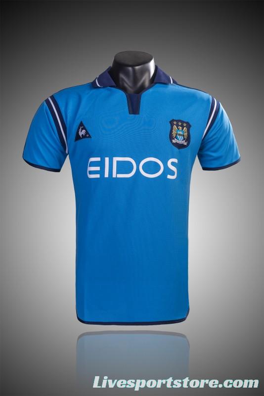 Retro 01/02 Manchester City Home Jersey