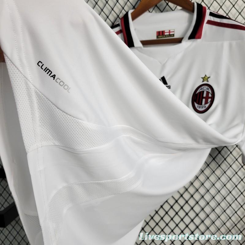 Retro 09/10 AC Milan Away White Jersey