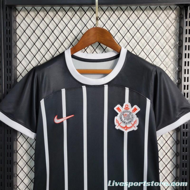 23-24 Women Corinthians Away Black Jersey