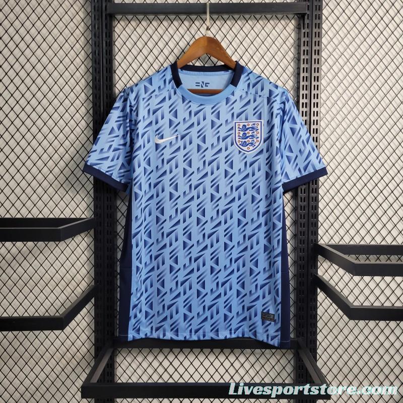 2023 England Away Blue Jersey