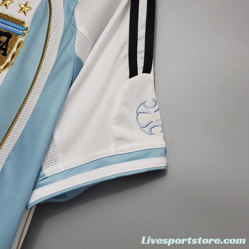 Retro 2006 Argentina Home Jersey