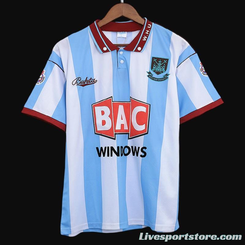 Retro 91/92 West Ham Away Jersey