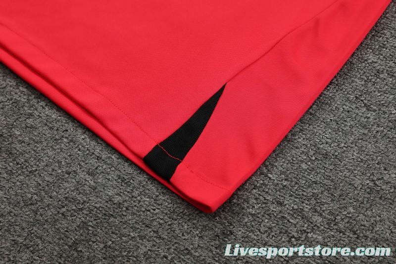 23-24 PSG Carmine Short Sleeve+Shorts