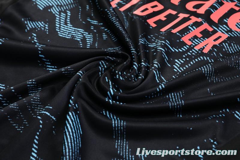 23-24 Arsenal Black Pattern Special Short Sleeve+Shorts