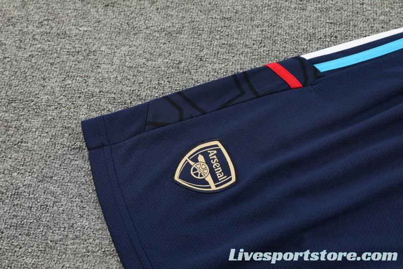 23-24 Arsenal Navy Short Sleeve+Shorts