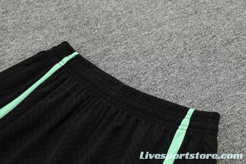 23-24 Liverpool Black Green Short Sleeve+Shorts