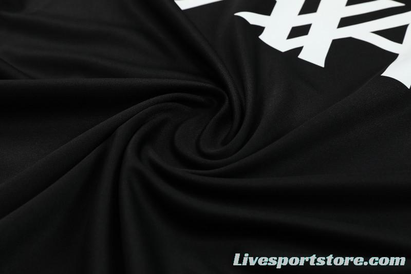 23-24 Liverpool Black Vest Jersey+Shorts