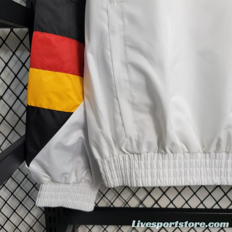 23-24 Flamengo White Windbreaker