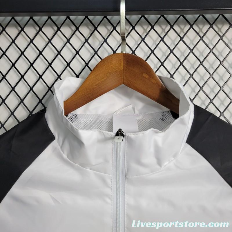 23-24 Juventus White Windbreaker