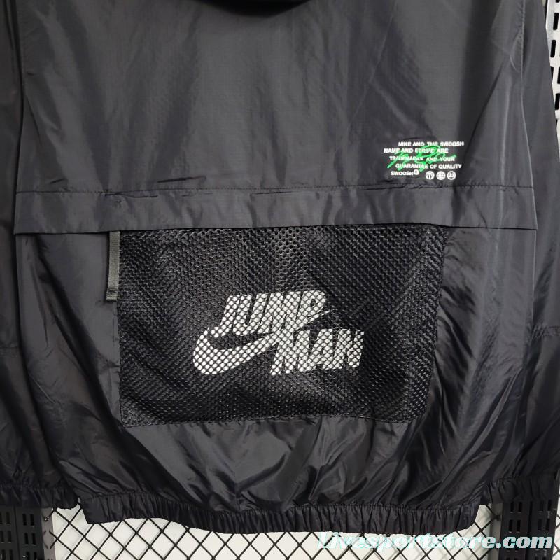 2023 Nike Jordan Black Windbreaker