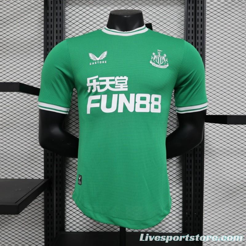 Player  Version 23/24 Newcastle United Away Green Jersey