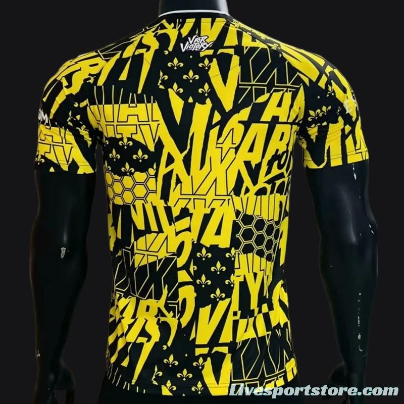 Player Version 23/24 PSG TEAM VITALITY Yellow SPECIAL JERSEY