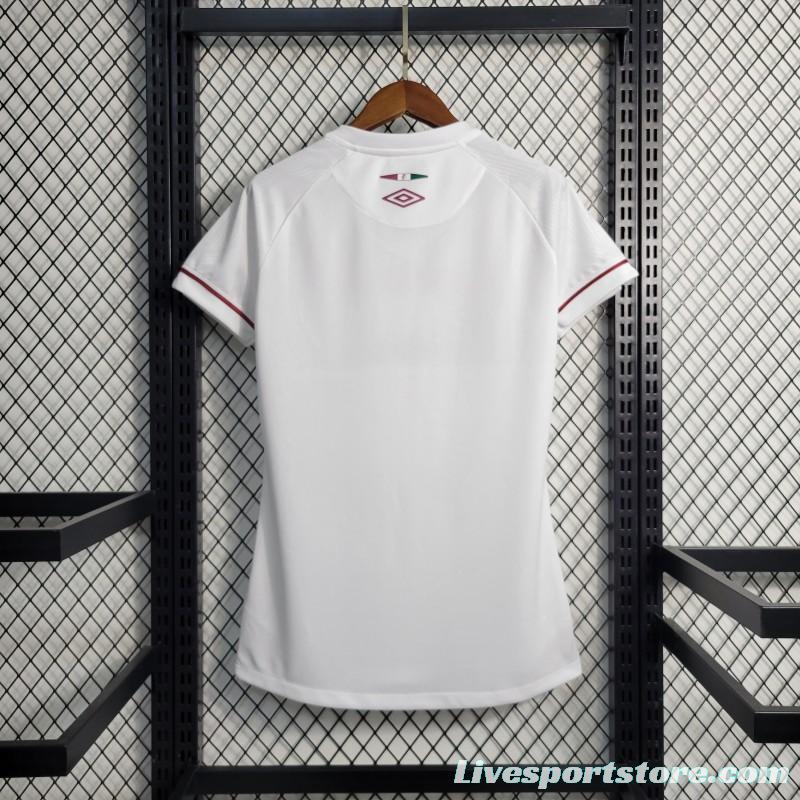 23-24 Women Fluminense Away White Jersey